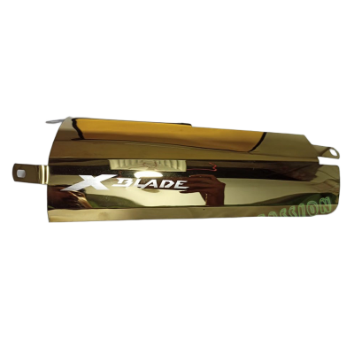 Picture of Honda Xblade silencer metal cover golden colour - Bike Cover