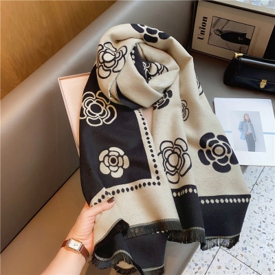 Picture of Winter Woolen Scarf, Soft Muffler Stylish Fashion Scarf For Men And Women