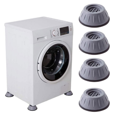 Picture of 4Pcs Anti Vibration Feet Pads Washing Machine Rubber Mat Anti-Vibration Pad Dryer Non-Slip Universal Fixed Washing Machine Stand