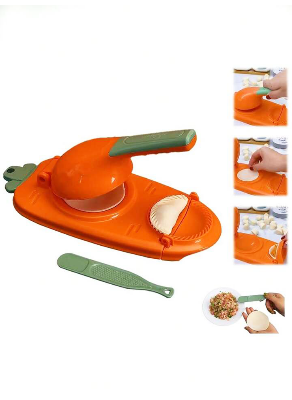 Picture of 2-in-1 Pitha Maker/Dumpling Maker, Manual Dough Presser, Dumpling Wrapper, Dough Pressing Tool Kitchen Pastry Baking Tool accessories.