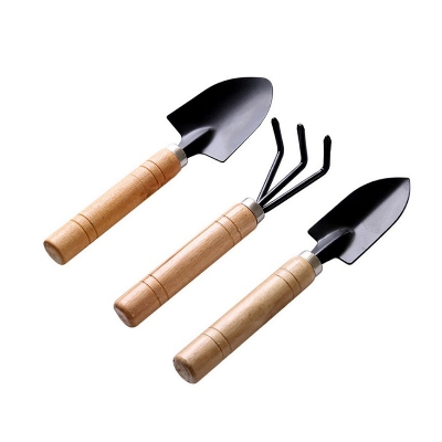Picture of MusaMart Mini 3pcs Garden Tools Set for Garden Plants Pot Cactus Vegetables Digging Weeding Indoor.