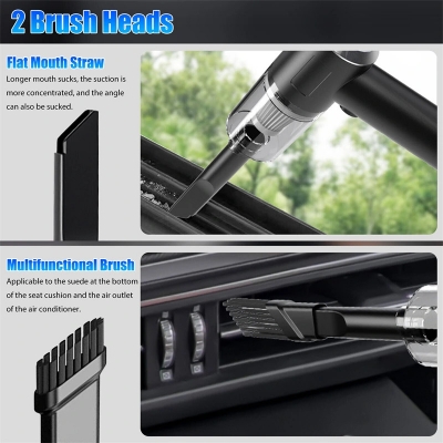 Picture of 3 in 1 Vacuum Cleaner for Home and car, mini portable handheld cleaner for computer, laptop, gadget, electric devices.
