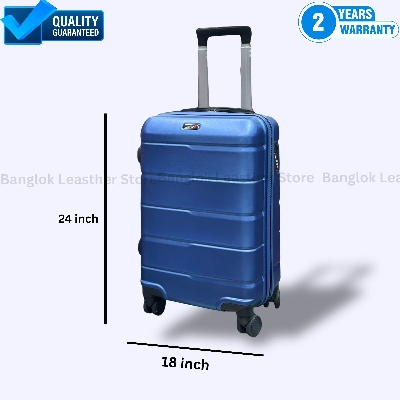 Picture of Travello Premium 20/24 Inch Hard Shell Trolley Luggage | Lightweight ABS Suitcase | 360° Spinner Wheels | Durable Travel Bag