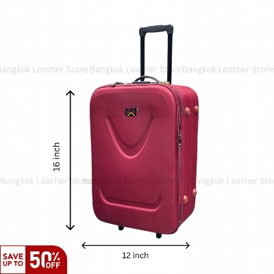 Picture of 16 Inch Carry-on Travel Luggage Bag Premium Quality- Black Trolley Suitcase for Travel - Durable & Lightweight