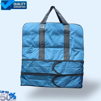 Picture of MAX Large Capacity Clothes Storage Bag – Foldable Wardrobe Organizer with Zipper | Heavy Duty Fabric Garments Bag for Home Storage