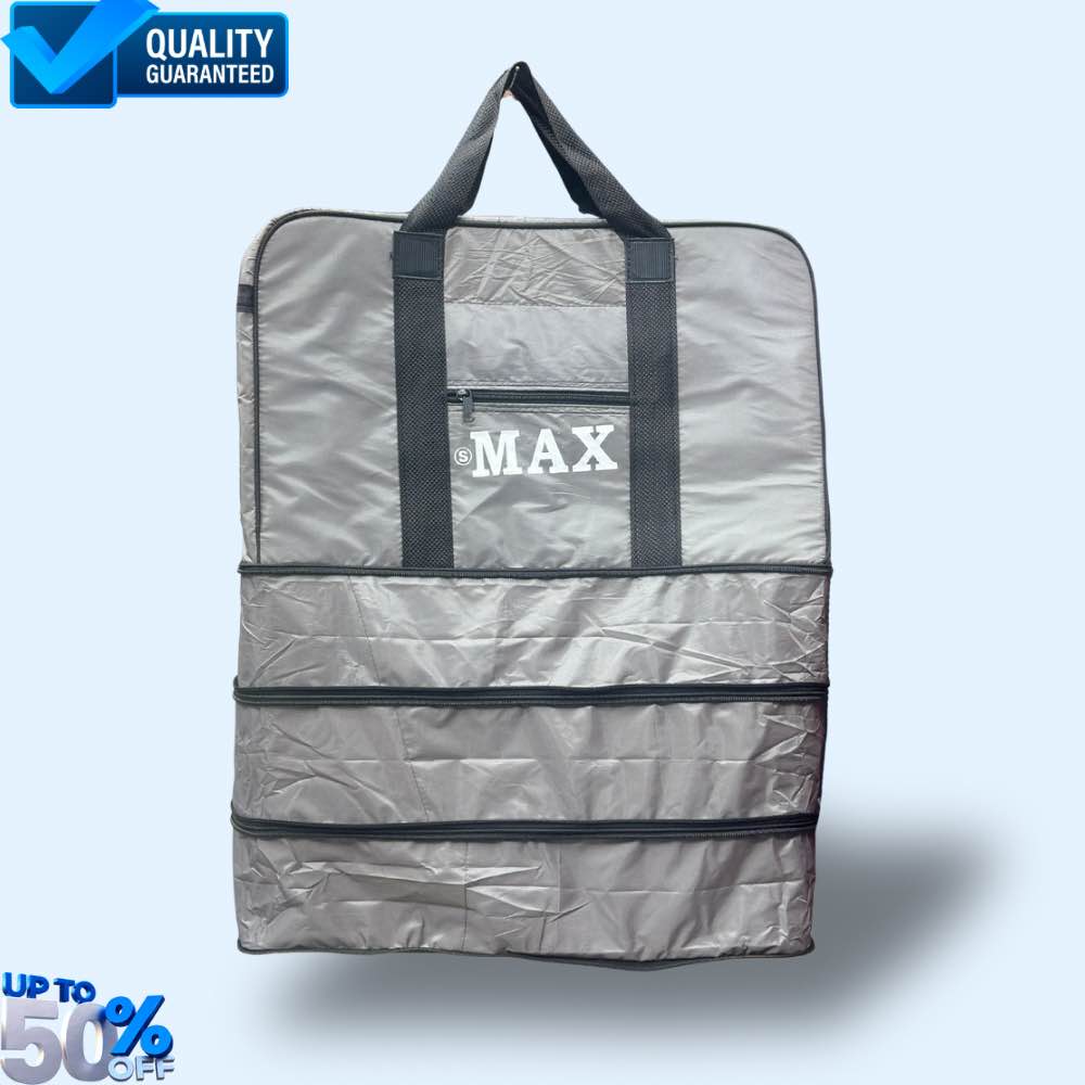 Picture of MAX Large Capacity Clothes Storage Bag – Foldable Wardrobe Organizer with Zipper | Heavy Duty Fabric Garments Bag for Home Storage