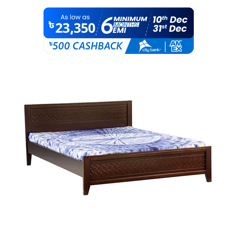 Picture of Regal Olivia Wooden Bed OLIVIA-BDH-345-3-1-20(AIRY) (DOUBLE)