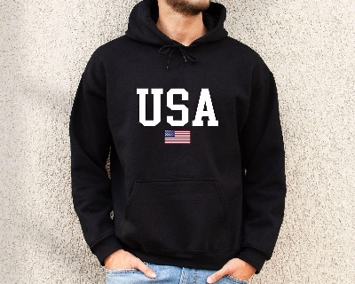 Picture of Mens Cotton Fabeic Hoodie For Men H-450
