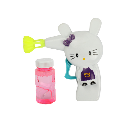 Picture of Cute Character Bubble Gun | Automatic Bubble Blower and Solution Set | Fun Outdoor Toy for Summer