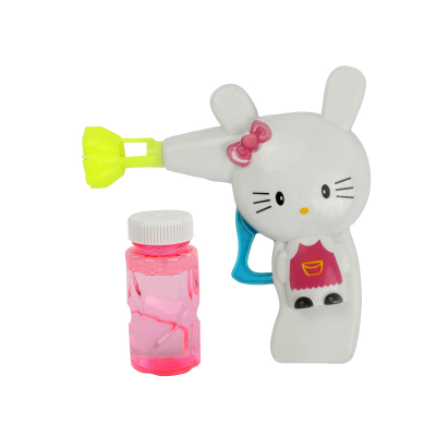 Picture of Cute Character Bubble Gun | Automatic Bubble Blower and Solution Set | Fun Outdoor Toy for Summer