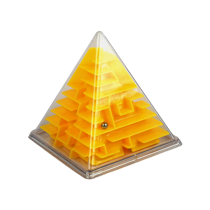 Picture of Ball Roll Pyramid Game | Handheld Multi-Level Maze | Gravity-Powered Focus Toy