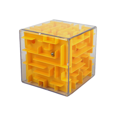 Picture of Cube Maze Puzzle | Multi-Layer Ball Labyrinth Game | Challenging Desktop Fidget Toy 