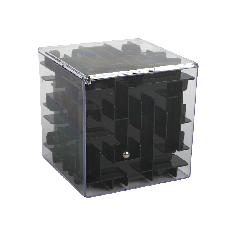 Picture of Cube Maze Puzzle | Multi-Layer Ball Labyrinth Game | Challenging Desktop Fidget Toy 