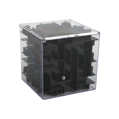 Picture of Cube Maze Puzzle | Multi-Layer Ball Labyrinth Game | Challenging Desktop Fidget Toy 