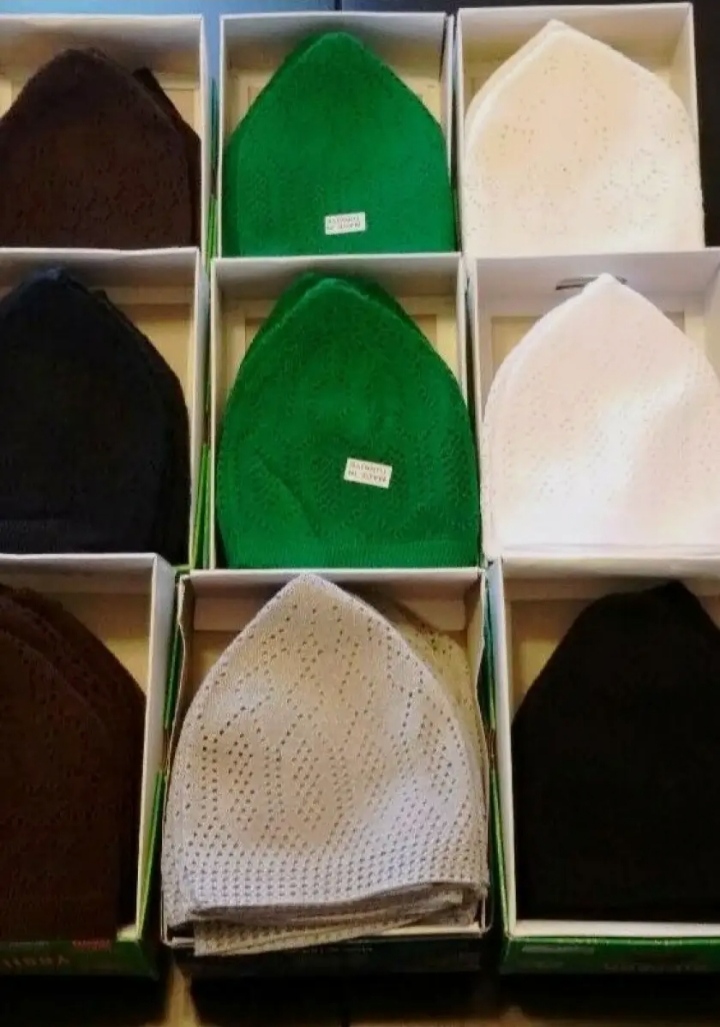 Picture of 1 Pcs Beautiful Design & Color Islamic Items Topi for Men Free Size