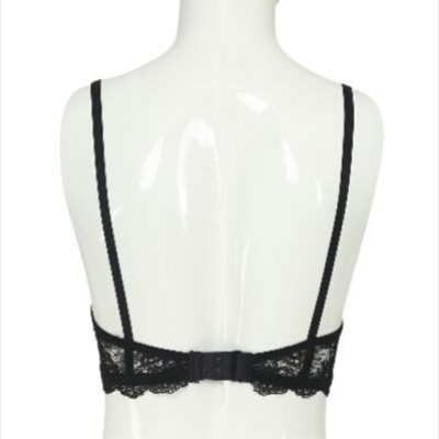 Picture of Black Color Cotton Foam Bra with Wireless For Women