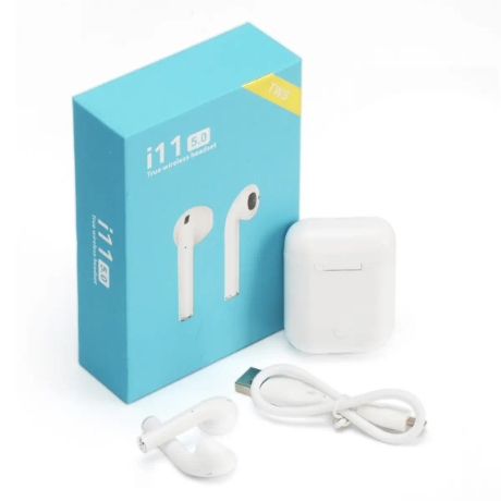 Picture of i11 TWS Wireless Earbuds 5.0 Bluetooth Earphone Headphone Wireless Earphones Blutooth with Portable Charging Case - Bluetooth Headphone - Air Buds - Tws - Bluetooth Headphone