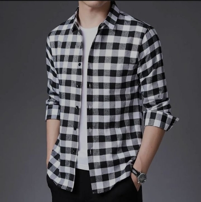 Picture of Check Shirt For Men - Denim Shirt For Men