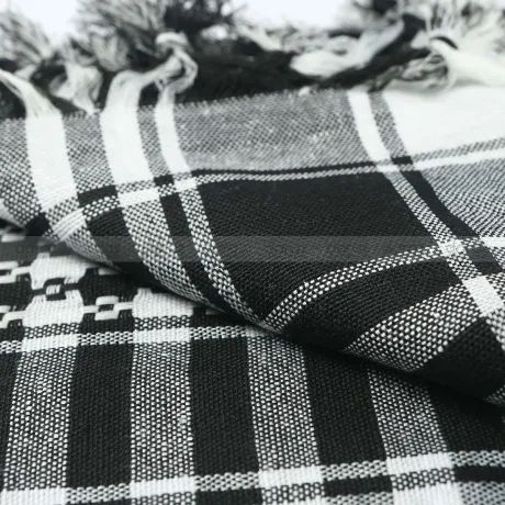 Picture of Soft Cotton Head scarf (40/40 inch) Haji Rumal/Gamcha Muslim Busana/Tie/Cap Hazi Pagri/Keren/Towel Men's Hijab/Hejab Tupi/Hat for Men-Black