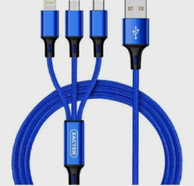 Picture of 3 in 1 USB Cable For Android Travel Multi Fast Charging Charger USB Type C Type-c Micro USB Cable For Mobile Phone