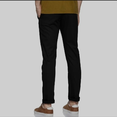 Picture of Slim-Fit Chino Gabardine Pants - Black