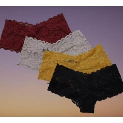 Picture of China Mesh Net Soft Multi color Panty For Girls-1 Piece