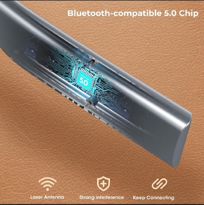 Picture of Uiisii R03 Pro High Quality Wireless Bluetooth Neckband Extra Bass Headphone