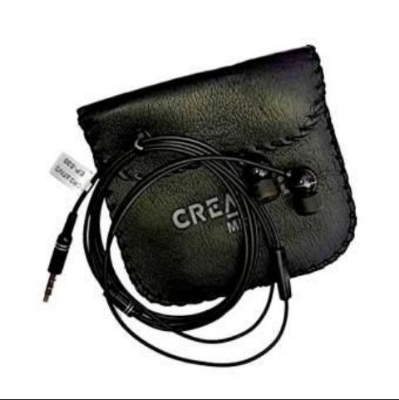 Picture of Orignal Creative High Bass Audio Earphone With Pouch Ep-530 - Black - Headphone