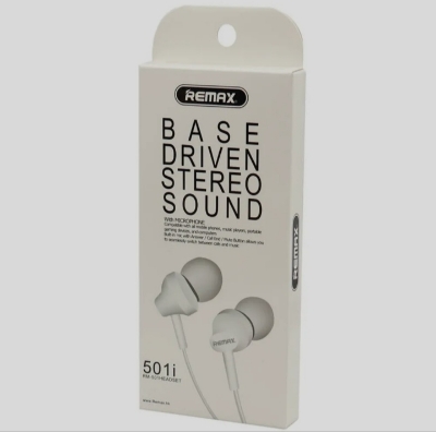 Picture of Remex 501i Wired Earphones with Mic High-Quality Sound