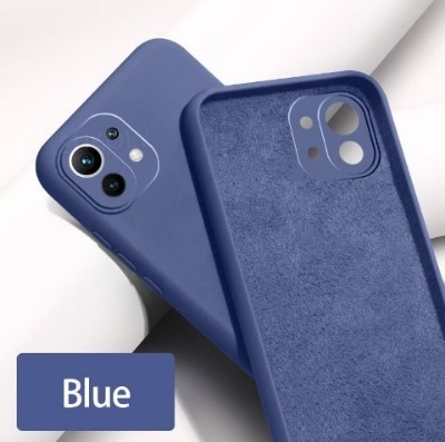 Picture of For Xiaomi Mi 11 Lite / Mi 11 Lite 5G / Xiaomi 11 Lite 5G NE Heavy Strong Liquid Silicone Soft Gel Rubber Shockproof Cover Phone Case For Mi 11 Lite Back Cover