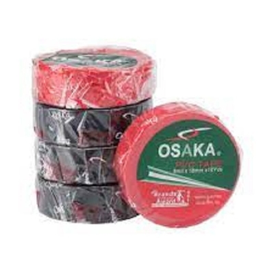 Picture of Osaka Pvc Tape Electrical/Cricket Tape Red/Black 1Pcs
