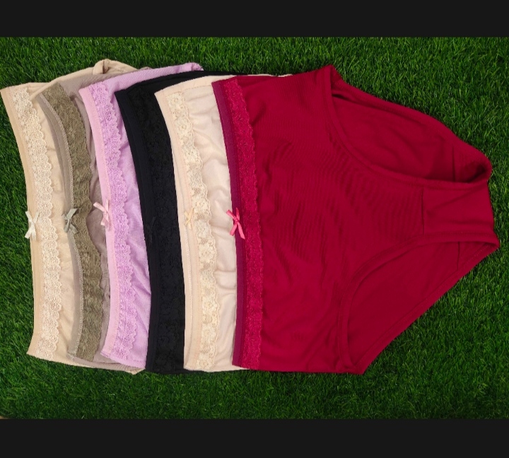 Picture of Stretch panty synthetic panty soft panty comfortable pant womens wear panty stylish panty 2Pcs