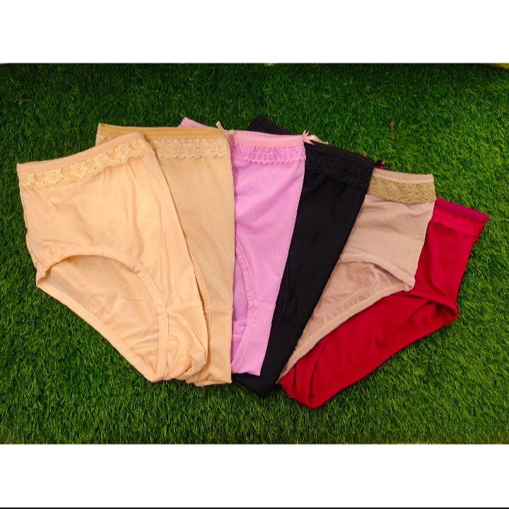 Picture of Stretch panty synthetic panty soft panty comfortable pant womens wear panty stylish panty 2Pcs