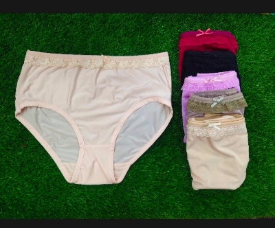 Picture of Stretch panty synthetic panty soft panty comfortable pant womens wear panty stylish panty 2Pcs