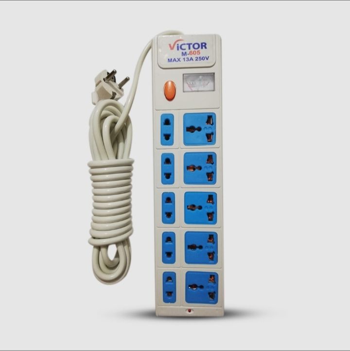 Picture of Best & High Quality Multi Plug Multiplug 10 Port Extention Socket Cable