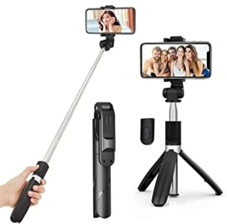 Picture of XT-02 Selfi Stick Bluetooth Selfi stick Tripod For phone 3 In 1 WireLess Monopod For Smartphone Mobile Foldable handheld