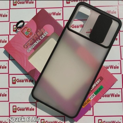 Picture of For Tecno Spark 5/6 Air Shutter Back Cover/Camera Protective Back Cover - Phone Back Cover - Camera - Phone (Back Case Cover For Smartphone)