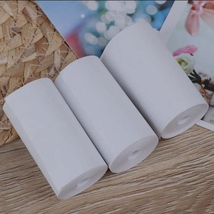 Picture of 57*30mm Thermal Paper Rolls for Receipt Mini Thermal Printer Thermal Paper Rolls for POS Receipt Bill Printer - White