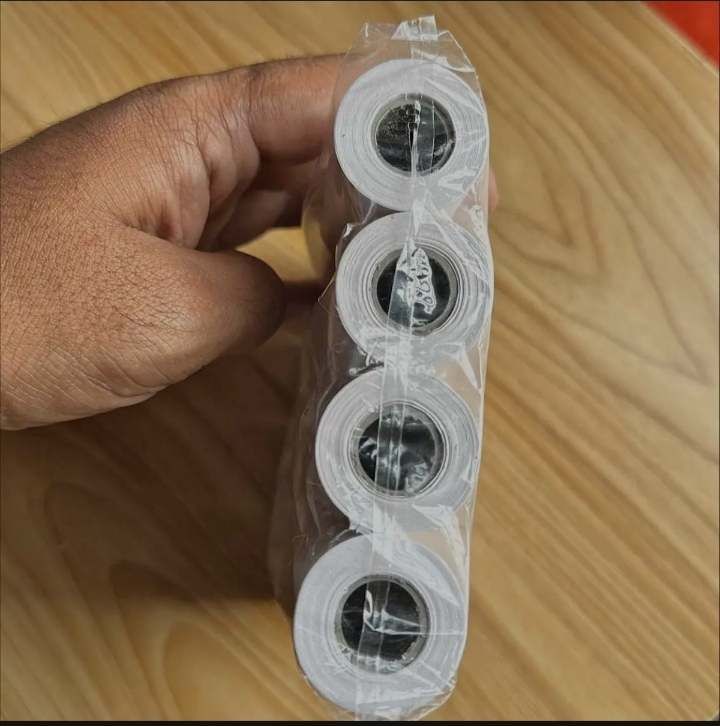 Picture of 57*30mm Thermal Paper Rolls for Receipt Mini Thermal Printer Thermal Paper Rolls for POS Receipt Bill Printer - White