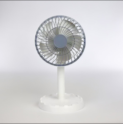 Picture of Joy Super JY-2218 Professional Rechargeable Portable Mini Table Fan Strong Wind Left to Right Oscillating Angle 45 Degrees