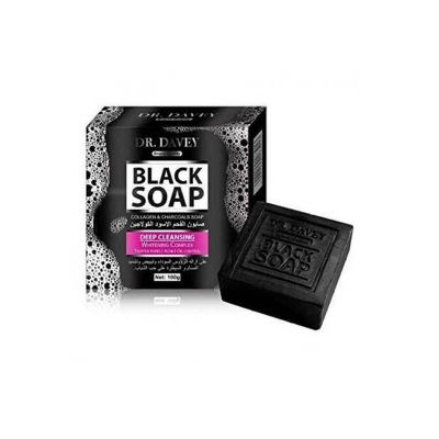 Picture of DR.DAVEY Black Charcoal Soap Cleaning Soap 100g