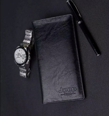 Picture of PU Leather Wallet for Men-Black