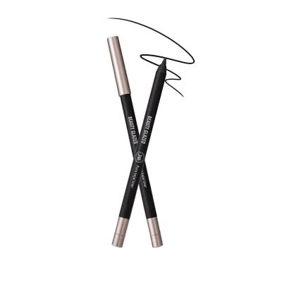 Picture of Beauty Glazed Eyeliner Gel Pen With Pencil Sharpener Not Easy To Smudge Non-smudgeable Eyeliner Ultra-fine Nib Eyeshadow Eyeliner Black Matte