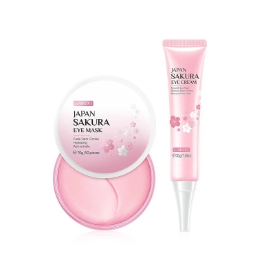 Picture of LAIKOU Sakura Eye Cream Anti-Aging Wrinkles Remover Dark Circles - 15gm
