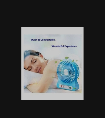 Picture of Powerful Li-ion Battery Rechargeable Small Fan Mini cooling Fan