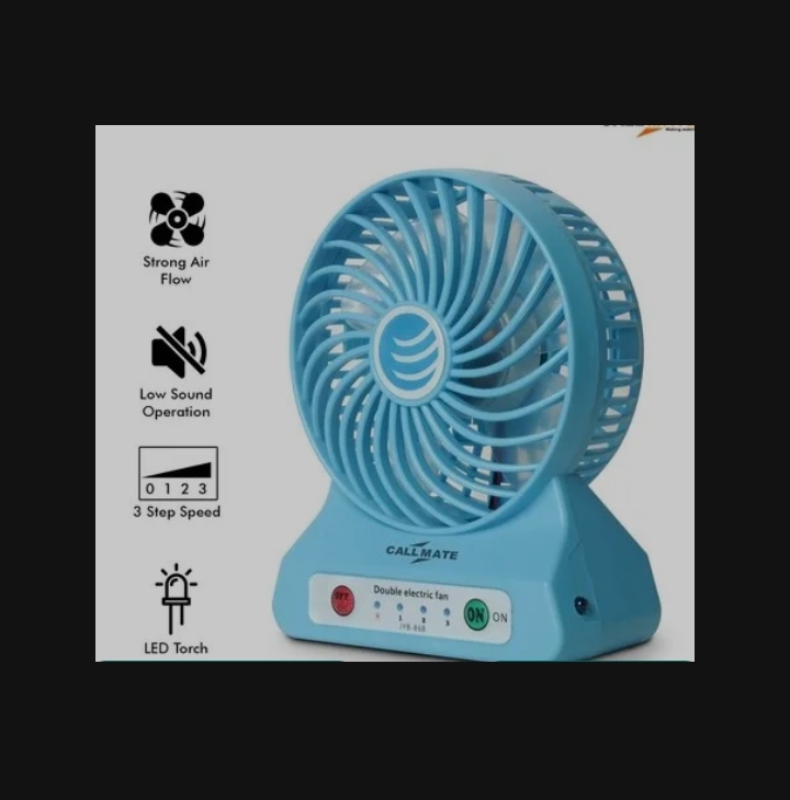 Picture of Powerful Li-ion Battery Rechargeable Small Fan Mini cooling Fan