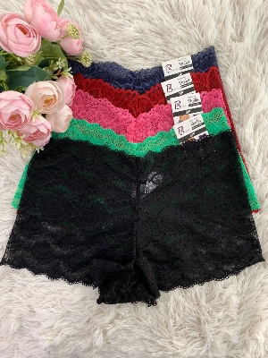 Picture of Women Panty Lace Seamless transparent Girls mesh low waist hot female triangle Ladies underwear 5Pcs Set