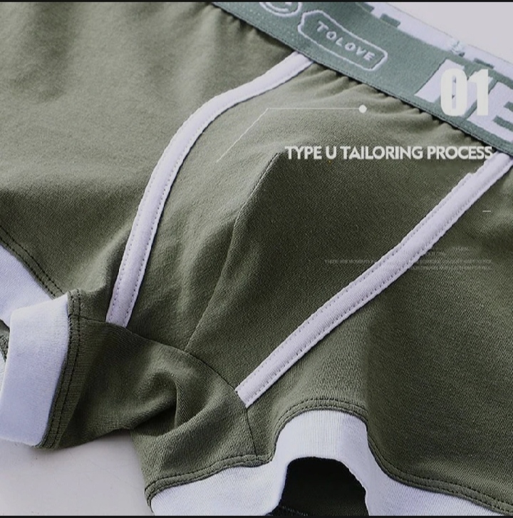 Picture of Men'S Underwear Men'S Underwear Boxershorts Men Underpants Cotton Men Boxers Moisture Absorbent Elastic Male Comfortable Printed Panties1Pcs