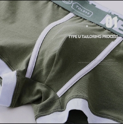 Picture of Men'S Underwear Men'S Underwear Boxershorts Men Underpants Cotton Men Boxers Moisture Absorbent Elastic Male Comfortable Printed Panties1Pcs