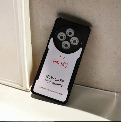 Picture of Xiaomi Redmi 14C Edge-Reinforced Shockproof Cushion Back Clear Hybrid Transparent Hard Cover Casing